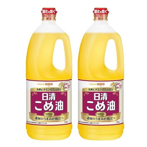 原材料：食用こめ油（国内製造）・商品サイズ(高さx奥行x幅):28.8cm×10.4cm×20.8cm商品紹介 ●こめ由来の芳醇なおいしさで、素材のうまみが際立ちます。●抗酸化成分・天然ビタミンE含有の栄養機能食品です。●日清オイリオ独自の特許製法（特許4601711）酸化ブロック製法で油の大敵「酸化」を防ぎます。●使用後、簡単につぶして捨てられます。だからごみかさを減らせます。 原材料・成分 食用こめ油（国内製造）