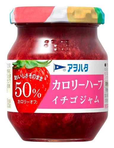 -/150グラム (x 4)/35194・FlavorName:イチゴ・パッケージ個数:4・原材料:いちご、還元麦芽糖水あめ、エリスリトール/ゲル化剤(ペクチン)、酸味料、甘味料(アセスルファムカリウム、ステビア)・商品サイズ(高さx奥行x幅):7.9cm×24cm×6cm・糖度42度。大さじ約1杯(20g)当たり エネルギー15kcal商品紹介 【おいしさそのまま。 カロリー50%オフ】 「アヲハタ 55ジャム」のおいしさそのままに、カロリー50%オフ。 いちごの香りと甘酸っぱさをいかし、すっきりと仕上げました。 糖度42度。大さじ約1杯(20g)当たり エネルギー15kcal。 55ジャムにも採用した「ファインフルーティ製法(フルーツを大切に優しく加工する技術)」を導入し、フルーツのフレッシュな香りが感じられるすっきりとした後味に仕上げました。 毎日飽きずに食べ続けられるジャムです。 (食品成分表2015いちごジャム(低糖度)との比較) 原材料・成分 いちご、還元麦芽糖水あめ、エリスリトール/ゲル化剤(ペクチン)、酸味料、甘味料(アセスルファムカリウム、ステビア)