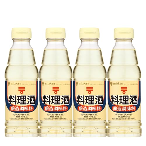4本セット-/360ml(×4)/-・FlavorName:料理酒Size:360ml(×4)・原材料：醸造調味料（米、アルコール、食塩、米こうじ）（国内製造）、アルコール、水あめ、食塩／クエン酸・大さじ1杯（15ml）当たり　エネルギー：15kcal、たんぱく質：0g、脂質：0g、炭水化物：2.6g、食塩相当量：0.35g商品紹介 お米などを原料に、料理専用に造り上げた料理酒（加塩タイプ）です。お酒の働きで、煮物などを作る時に素材の煮崩れを防ぎます。素材への味染みもよくなります。魚や肉などの臭みも消します。コクとまろやかな風味が素材の持ち味を引き立てます。和・洋・中どんな料理にも合います。本品は酒税法上の酒類には含まれません。本品は調味料です。 原材料・成分 醸造調味料（米、アルコール、食塩、米こうじ）（国内製造）、アルコール、水あめ、食塩／クエン酸