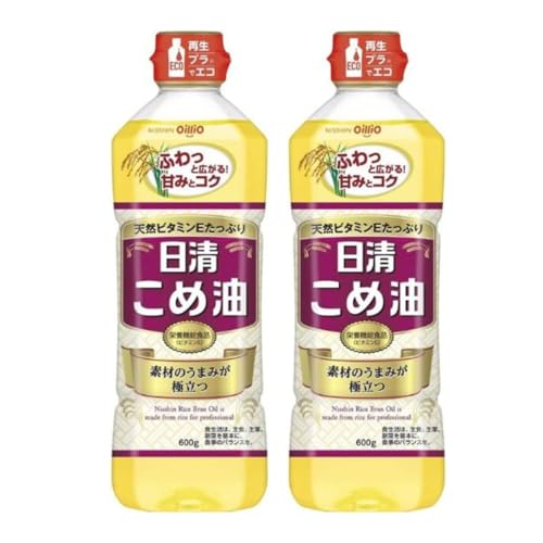 -/600グラム×2個/4974062010139・Size:600グラム×2個・原材料：食用こめ油（国内製造）・商品サイズ：(高さx奥行x幅):23.4cm×5.7cm×7.7cm・JAN：4902380198475商品紹介 当社の独自製法によりこめ本来が持っている芳醇なおいしさを引き出すので、素材そのもののうまみが際立ちます。抗酸化成分である天然ビタミンEが入っている栄養機能食品(ビタミンE)です。ボトルには再生プラスティックを使用しており、より環境にやさしい容器包材を採用しています。 原材料・成分 食用こめ油（国内製造）