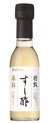 -/150ミリリットル(×2)/-・FlavorName:米酢(×2本)Size:150ミリリットル(×2)・原材料:米酢（国内製造）、醸造酢、食塩、砂糖、昆布だし・商品サイズ(高さx奥行x幅):18.9cm×9.8cm×4.9cm・原材料：米酢（国内製造）、醸造酢、食塩、砂糖、昆布だし・大さじ1杯（15ml）当たり　エネルギー：10kcal、たんぱく質：0.02g、脂質：0g、炭水化物：2.7g、食塩相当量：1.8g・創業200年以上のミツカンの歴史とノウハウを活かし、ミツカン米酢の最高峰「白菊」をベースに調合した、家庭でこだわりの詰まった味わいが楽しめる、特級のすし酢(寿司酢)です。商品紹介 創業二百年以上の歴史とノウハウを活かし、ミツカン米酢の最高峰「白菊」をベースに調合した、家庭でこだわりの詰まった味わいが楽しめる、特級のすし酢(寿司酢)です。米由来のまろやかな酸味があり、一流と称されている寿司店で愛されている米酢「白菊」をベースに、北海道産真昆布だしを加えています。幅広いネタと相性が良い、上品な酸味が特徴なので、魚のおいしさが際立ち、すしをおいしく食べられます。一流と称されている寿司店からもお墨付きをもらった品質です。家族のお祝いや人を招いて振舞う特別な日には握りずしに、こだわりの食材で海鮮丼に、これ一本で納得の酢飯を作れ、豊かな食卓に仕上げることができます。 原材料・成分 米酢（国内製造）、醸造酢、食塩、砂糖、昆布だし
