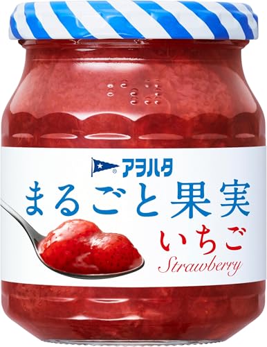 アヲハタ まるごと果実 いちご255g ×3個 ジャム オールフルーツ 砂糖不使用 送料無料