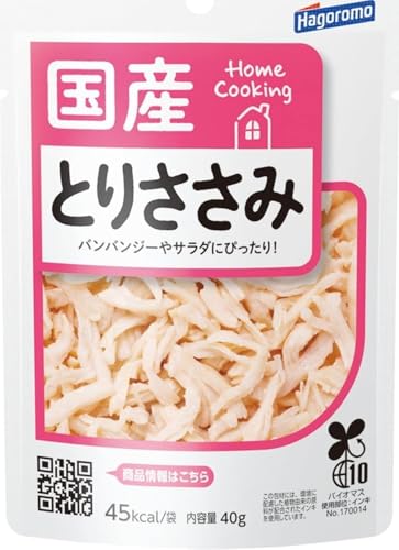 -/x 6/-・パッケージ個数:1・パウチ商品紹介 「ホームクッキング」シリーズに、「国産とりささみ」が仲間入り。アイデアいろいろ、簡単・便利! 使いきりサイズの素材です。 国産のとりささみをやわらかく蒸しあげ、食べやすいようにほぐし肉にしました。 サラダやパスタなどいろいろな料理にお役立てください。ドライタイプだから液切り不要です。 原材料・成分 鶏肉（国産）、食塩、砂糖　／　pH調整剤、調味料（アミノ酸等）