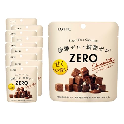 ロッテ ゼロ シュガーフリーチョコレート 40g×10個 送料無料