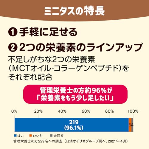 日清オイリオ ミニタス たんぱく質ゼリー グレープ味 (26g×9個) 栄養補助食品 介護食 たんぱく質5g 舌でつぶせる 送料無料 easylifeshop-10027274 EasyLifeShop サンプル画像3