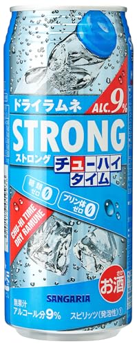 -/490mlx24本/-・FlavorName:ドライラムネSize:490mlx24本・パッケージ個数:1・原材料:レモンエキス、グレープフルーツエキス、オレンジエキス、ウォッカ/炭酸、酸味料、香料、甘味料(ステビア)、ビタミンC・アルコール度数: 9%・アルコール9%、糖類ゼロできれのあるチューハイラムネ商品紹介 「糖類ゼロ」「プリン体ゼロ」「着色料ゼロ」3つのゼロが特長のストロングチューハイです。 アルコール分9%の力強い飲みごたえはそのままに、 甘みをおさえることで、より爽快感のある味わいに仕上げております。爽やかなラムネの風味とキレのあるのどごしをお楽しみ頂けます。・原材料・成分 レモンエキス、グレープフルーツエキス、オレンジエキス、ウォッカ/炭酸、酸味料、香料、甘味料(ステビア)、ビタミンC