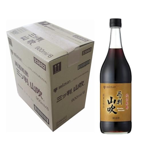 PatternName:三ツ判山吹 900ML×6本・原材料：酒かす(国内製造)・商品サイズ(高さx奥行x幅):30.3cm×8.6cm×8.6cm・大さじ1杯15ml当たり エネルギー：4.3kcal、たんぱく質：0.33g、脂質：0g、炭水化物：0.93g、食塩相当量：0.002g・純酒粕酢 三ツ判 山吹 は・・・永い 伝統 を受け継ぐ贅をつくした お酢 です。 熟成 させた 酒粕 だけを仕込み、 江戸時代 からの 伝統製法 を生かして、ゆっくりと時間をかけて造り上げました。・飴色の深い色あいから 赤酢 と呼ばれ、 芳醇 で まろやか な味わいです。 で に充分うまみがありますので、 砂糖 、 塩 、 しょうゆ をひかえめにお使いください。商品紹介 純酒粕酢三ツ判山吹は・・・永い伝統を受け継ぐ贅をつくしたお酢です。熟成させた酒粕だけを仕込み、江戸時代からの伝統製法を生かして、ゆっくりと時間をかけて造り上げました。飴色の深い色あいから赤酢と呼ばれ、芳醇でまろやかな味わいです。お酢に充分うまみがありますので、砂糖、塩、しょうゆをひかえめにお使いください。 原材料・成分 酒かす(国内製造)