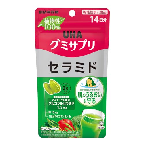 機能性表示食品UHAグミサプリ セラミド 14日分 1袋 (1袋) 送料無料