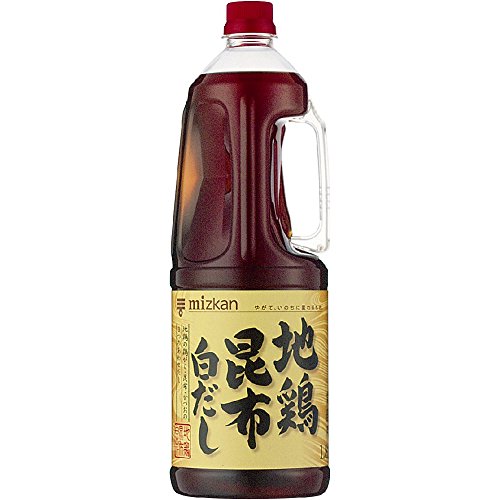 -/1.8リットル (x 1)/-・PatternName:地鶏昆布白だし 1.8L・パッケージ個数:1・原材料:食塩(国内製造、韓国製造)、しょうゆ(小麦・大豆を含む)、砂糖、濃縮鶏がらだし、濃縮だし(こんぶ、かつおぶし)、粗砕かつおぶし、たんぱく加水分解物(小麦・ゼラチンを含む)、酵母エキス、こんぶエキス/調味料(アミノ酸等)・栄養成分:100ml当たり エネルギー:48kcal、たんぱく質:3.3g、脂質:0g、炭水化物:8.7g、食塩相当量:18.6g・アレルゲン:小麦、大豆、鶏肉、ゼラチン商品紹介 鰹・昆布などの魚介系の旨みに地鶏の鶏がらの旨みを加えた、コクのある白だしです。 鶏がらのクセのないコクにより、吸い物、茶碗蒸し、鍋物、煮物など普段の料理が更においしく仕上がります。 栄養成分 100gあたり:エネルギー40kcal たんぱく質2.8g 脂質0g 炭水化物7.3g ナトリウム6160mg 原材料・成分 しょうゆ(本醸造)(大豆:遺伝子組換えでない)、風味原料(鶏がら、こんぶ、かつおぶし、そうだかつおぶし、こんぶエキス)、砂糖、食塩、たん白加水分解物、酵母エキス、調味料(アミノ酸等)、(原材料の一部に小麦、ゼラチンを含む) ご注意（免責）＞必ずお読みください 2011年6月30日時点の情報
