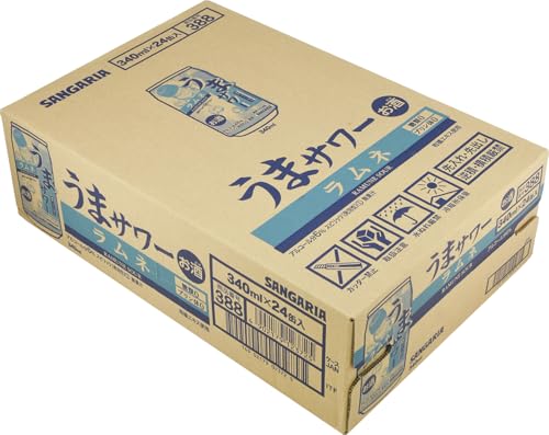 サンガリア うまサワーラムネ [ チューハイ 340ml×24本 ] 送料無料 easylifeshop-10027829 EasyLifeShop サンプル画像3