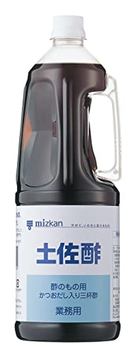 -/2本/-・Size:2本・原材料:醸造酢(国内製造)、果糖ぶどう糖液糖、本醸造しょうゆ(小麦・大豆を含む)、混合節だし、食塩/酸味料、調味料(アミノ酸等)・栄養成分:100ml当たり エネルギー:74kcal、たんぱく質:1.1g、脂質:0g、炭水化物:17.9g、食塩相当量:3.4g・アレルゲン:小麦、大豆商品紹介 醸造酢、果糖ぶどう糖液糖、本醸造しょうゆを主要原料に作った三杯酢に、かつおだしを加えた土佐酢(お酢・ビネガー)です。しっかりした味わいの酢の物によく合います。容器は1.8Lペットボトルタイプです。※本製品は、業務用製品ですが、一般消費者の方にもお使い頂けます。家庭用製品とは、中身品質が異なります。 原材料・成分 醸造酢（国内製造）、果糖ぶどう糖液糖、本醸造しょうゆ（小麦・大豆を含む）、混合節だし、食塩／酸味料、調味料（アミノ酸等）