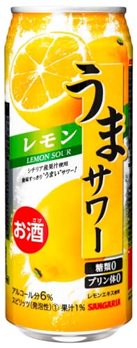 -/490ml×24本/-・Size:490ml×24本・内容量：490ml×24本・入数：24本・原産国：日本・糖類ゼロ、プリン体ゼロのすっきりとした味わいのレモンチューハイです。商品紹介 【アルコール度数6％】糖類ゼロ、プリン体ゼロのすっきりとした味わいでご好評いただいております「うまサワー」シリーズをリニューアル発売いたします。レモン果汁(シチリア産)とレモンエキスを使用し、爽やかな香りとほどよい酸味がお楽しみいただけます。原材料・レモン果汁、レモンエキス、ウォッカ(国内製造)／酸味料、炭酸、香料、ビタミンC、甘味料(アセスルファムK、ステビア) 原材料・成分 レモン果汁、レモンエキス、ウォッカ(国内製造)／酸味料、炭酸、香料、ビタミンC、甘味料(アセスルファムK、ステビア)