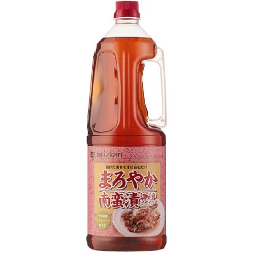 まろやか南蛮漬調味液-/1.8L/-・Size:1.8L・パッケージ個数:1・内容量:1.8L・原材料:果糖ぶどう糖液糖、米酢、うすくちしょうゆ、食塩、アミノ酸液、こんぶだし、砂糖、たん白加水分解物、唐辛子、増粘剤(キサンタンガム)、(原材料の一部に小麦を含む)・商品サイズ(高さ×奥行×幅):325mm×107mm×107mm商品紹介 昆布の風味をきかせ、まろやかに仕上げた南蛮漬調味液です。とろみが付いているので、てり・つや良く仕上がります。各種魚の南蛮漬のほか、チキン南蛮の漬け込みだれとしてもお使いいただけます。そのままストレートでご使用下さい。※本製品は、業務用製品ですが、一般消費者の方にもお使い頂けます。 原材料・成分 果糖ぶどう糖液糖、米酢、うすくちしょうゆ、食塩、アミノ酸液、こんぶだし、砂糖、たん白加水分解物、唐辛子、増粘剤(キサンタンガム)、(原材料の一部に小麦を含む)