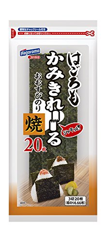 -/20 3-cut sheets (Pack of 5)/-・Size:20 3-cut sheets (Pack of 5)・パッケージ個数:5・原材料:乾のり(国内産)・商品サイズ(高さx奥行x幅):270.0mmx100.0mmx125.0mm・内容量:3切20枚×5個・切り込み加工で、どなたでもかみ切りやすく仕上げた焼のりです。・のりはいろいろな料理や素材とよく合い、一緒に食べる物をおいしく引き立てます。シャキッとかみきれ~る。切り込み加工で、どなたでもかみ切りやすく仕上げた焼のりです。歯切れの良さにこだわりました。のりはいろいろな料理や素材とよく合い、一緒に食べる物をおいしく引き立てます。バターやマヨネーズ、チーズなどともよく合いますので、トーストやサンドイッチなどにもご使用いただけます。