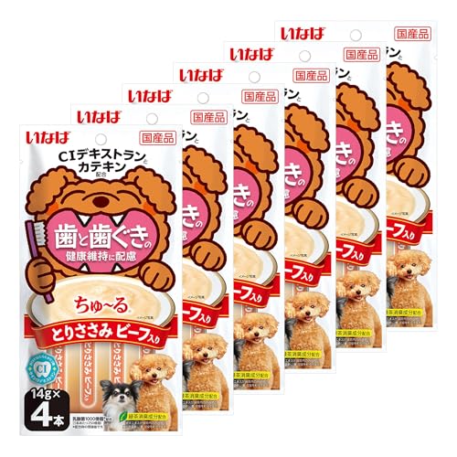 いなば 歯と歯ぐきに配慮ちゅ~る とりささみ ビーフ入り