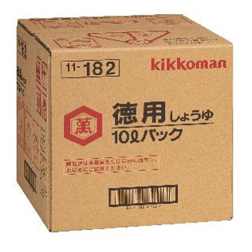-/10リットル (x 1)/11182・パッケージ個数:1・内容量:10000ml・カロリー:59Kcal・原材料:脱脂加工大豆(遺伝子組換えでない)、大豆(遺伝子組換えでない)、小麦、食塩、果糖ぶどう糖液糖、アルコール、保存料(安息香酸Na)・商品サイズ(高さx奥行x幅):250mmx260mmx270mm・本醸造こいくちしょうゆ商品紹介 ■本醸造こいくちしょうゆです。 ■香味と鮮やかな色が特長です。風味のバランスがよいしょうゆです。 ■和・洋・中はばひろい料理にも合い、つけ、かけ用はもちろん調理用としても適した汎用性の高いしょうゆです。 本醸造 JAS上級 原材料名 食塩、脱脂加工大豆(遺伝子組換えでない)、小麦、果糖ぶどう糖液糖、大豆(遺伝子組換えでない)、アルコール、保存料(安息香酸Na) 原材料・成分 脱脂加工大豆(遺伝子組換えでない)、大豆(遺伝子組換えでない)、小麦、食塩、果糖ぶどう糖液糖、アルコール、保存料(安息香酸Na)