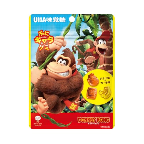 UHA味覚糖 ぷにキャラグミ ドンキーコング 50g×10袋 送料無料