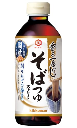 キッコーマン食品 香る一番だし そばつゆ 500ml×12本 送料無料
