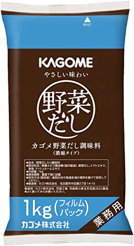 -/1キログラム (x 1)/8366・パッケージ個数:1・原材料:果糖ぶどう糖液糖(国内製造)、野菜だし、トマトエキス、食塩、マッシュルームエキス・内容量:1kg・カロリー:100gあたり129kcal・商品サイズ(高さx奥行x幅):15cm×29cm×3.3cm・独自製法の野菜だしを使用しており、スープやラーメン、炊き込みご飯などのメニューが簡単に美味しく作れます。「カゴメ野菜だし調味料」は、じっくりと炒めた野菜から手間暇かけてとった野菜だしをベースに、トマトとマッシュルームのうま味を加えただし調味料です。素材そのもののおいしさを引き立て、複雑なうま味のあるメニューが仕上がります。動物性原材料を配合しておらず、酵母エキス・増粘剤無添加です。独自製法の野菜だしを使用しており、スープやラーメン、炊き込みご飯などのメニューが簡単に美味しく作れます。※同一製造ラインにおいて、動物性原材料を含む商品を製造しています 100gあたり カロリー:129kcal たんぱく質:1.5g 脂質:0.3g 炭水化物:30.0g ナトリウム: 食塩相当量:14.5g