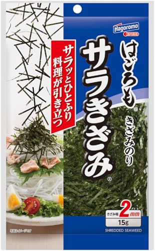 チャック付パッケージ商品紹介 風味豊かな乾のりをていねいに焼き上げ、細切りにしました。 サラッとふりかけるだけで、のりの香りと風味がお料理をおいしく引き立たせます。 保存に便利なチャック袋タイプです。 原材料・成分 乾のり（国内産）