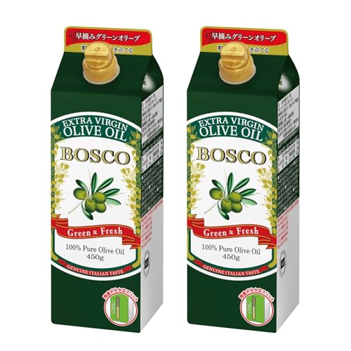 原材料:食用オリーブ油（イタリア製造）・商品サイズ(高さx奥行x幅):19.6cm×6cm×6cm商品紹介 ・「BOSCOR」に、新たな容器選択肢。・早摘みグリーンオリーブと本場職人の技にこだわりました。・料理の味をひき立てるフレッシュな風味が特長です。パスタの仕上げ、魚介料理やドレッシングなど、「生」でそのまま豊かな風味をお楽しみいただけます。・使用後は、小さくたためて捨てやすい、環境によりそう紙パック。 原材料・成分 食用オリーブ油（イタリア製造）