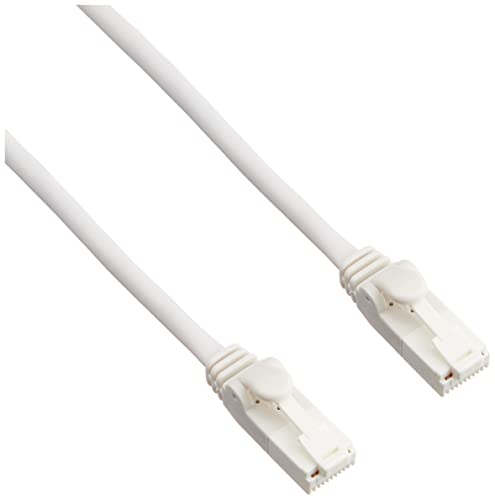 ホワイト/5m/LD-CTT/WH5/RS・Size:5mColor:ホワイト・パッケージ個数:1・Cat5e準拠LANケーブルのスタンダードタイプです。・ツメ折れ防止プロテクターと屈曲に対する耐久性が高い素材のコネクターを採用したダブル構造で、ツメが折れにくいLANケーブルです。 ※1000回の屈曲検査に合格(当社検証)・ツメ折れによるケーブルの脱落を防止し、長期にわたってしっかりとLANポートに固定することができます。・100BASE-TXや1000BASE-Tの環境で安定したデータ転送が可能です。・十字介在をなくしたヨリ線仕様なので、やわらかく取り回しが簡単で、狭い場所での敷設も容易です。【 仕様 】 ■カラー:ホワイト ■インターフェイス:RJ-45コネクター ■環境配慮事項:EU RoHS指令準拠(10物質) ■規格:Cat5e準拠(10BASE-T/100BASE-TX/1000BASE-T対応) ■伝送速度:1Gbps ■伝送帯域:100MHz ■ケーブル長:約5m ※コネクター含まず ■ケーブル太さ:約5.35mm ■芯数:8芯 ■結線方式:ストレート結線 ■ヨリ対芯線(ツイストペアケーブル):○ ■シールド:無し(UTP仕様) ■十字介材:× ■外部シース(被膜)材質:PVC ■レングスマーク付:× ■導体構成:ヨリ線(24AWG) ■コネクタ有無:両端コネクター付 ■モールド加工コネクタ:○ ■スリムコネクタ:○ ■爪折れ防止カバー付コネクタ:○ ■ケーブル巻取り機能:× ■パッケージ形態:ポリ袋(環境配慮タイプ) ■爪の折れないコネクタ:○ ■PoE:× 【 説明 】 ■Cat5e準拠LANケーブルのスタンダードタイプです。 ■ツメ折れ防止プロテクターと屈曲に対する耐久性が高い素材のコネクターを採用したダブル構造で、ツメが折れにくいLANケーブルです。 ※1000回の屈曲検査に合格(当社検証) ■ツメ折れによるケーブルの脱落を防止し、長期にわたってしっかりとLANポートに固定することができます。 ■100BASE-TXや1000BASE-Tの環境で安定したデータ転送が可能です。 ■十字介在をなくしたヨリ線仕様なので、やわらかく取り回しが簡単で、狭い場所での敷設も容易です。 ■隣接するポートに干渉せず接続できるスリムコネクターを採用しています。 ■60度傾斜試験(JIS C 3005)に合格する難燃性を有しています。 ■EUの「RoHS指令(電気・電子機器に対する特定有害物質の使用制限)」に準拠(10物質)した、環境にやさしい製品です。 ■自社環境認定基準を1つ以上満たし、『THINK ECOLOGY』マークを表示した製品です。 ■環境保全に取り組み、製品の包装容器が紙・ダンボール・ポリ袋のみで構成されている製品です。 【商品に関するお問い合わせ】 エレコム総合インフォメーションセンター TEL. 0570-084-465 FAX. 0570-050-012 受付時間 / 10:00~19:00 年中無休