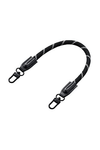 エレコム スマホ ハンドストラップ 丸紐 8mm ストラップシート別売り 落下防止 太め ブラック P-STCAHR08BK 送料無料