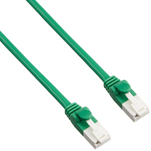 グリーン/3m/LD-CTT/GN3/RS・Size:3mColor:グリーン・パッケージ個数:1・Cat5e準拠LANケーブルのスタンダードタイプです。・ツメ折れ防止プロテクターと屈曲に対する耐久性が高い素材のコネクターを採用したダブル構造で、ツメが折れにくいLANケーブルです。 ※1000回の屈曲検査に合格(当社検証)・ツメ折れによるケーブルの脱落を防止し、長期にわたってしっかりとLANポートに固定することができます。・100BASE-TXや1000BASE-Tの環境で安定したデータ転送が可能です。・十字介在をなくしたヨリ線仕様なので、やわらかく取り回しが簡単で、狭い場所での敷設も容易です。【 仕様 】 ■カラー:グリーン ■インターフェイス:RJ-45コネクター ■環境配慮事項:EU RoHS指令準拠(10物質) ■規格:Cat5e準拠(10BASE-T/100BASE-TX/1000BASE-T対応) ■伝送速度:1Gbps ■伝送帯域:100MHz ■ケーブル長:約3m ※コネクター含まず ■ケーブル太さ:約5.35mm ■芯数:8芯 ■結線方式:ストレート結線 ■ヨリ対芯線(ツイストペアケーブル):○ ■シールド:無し(UTP仕様) ■十字介材:× ■外部シース(被膜)材質:PVC ■レングスマーク付:× ■導体構成:ヨリ線(24AWG) ■コネクタ有無:両端コネクター付 ■モールド加工コネクタ:○ ■スリムコネクタ:○ ■爪折れ防止カバー付コネクタ:○ ■ケーブル巻取り機能:× ■パッケージ形態:ポリ袋(環境配慮タイプ) ■爪の折れないコネクタ:○ ■PoE:× 【 説明 】 ■Cat5e準拠LANケーブルのスタンダードタイプです。 ■ツメ折れ防止プロテクターと屈曲に対する耐久性が高い素材のコネクターを採用したダブル構造で、ツメが折れにくいLANケーブルです。 ※1000回の屈曲検査に合格(当社検証) ■ツメ折れによるケーブルの脱落を防止し、長期にわたってしっかりとLANポートに固定することができます。 ■100BASE-TXや1000BASE-Tの環境で安定したデータ転送が可能です。 ■十字介在をなくしたヨリ線仕様なので、やわらかく取り回しが簡単で、狭い場所での敷設も容易です。 ■隣接するポートに干渉せず接続できるスリムコネクターを採用しています。 ■60度傾斜試験(JIS C 3005)に合格する難燃性を有しています。 ■EUの「RoHS指令(電気・電子機器に対する特定有害物質の使用制限)」に準拠(10物質)した、環境にやさしい製品です。 ■自社環境認定基準を1つ以上満たし、『THINK ECOLOGY』マークを表示した製品です。 ■環境保全に取り組み、製品の包装容器が紙・ダンボール・ポリ袋のみで構成されている製品です。 【商品に関するお問い合わせ】 エレコム総合インフォメーションセンター TEL. 0570-084-465 FAX. 0570-050-012 受付時間 / 10:00~19:00 年中無休