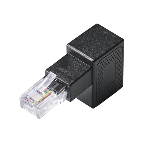 下向きブラック/L字/LD-RJ45U5ELDBK・Color:ブラックSize:L字Style:下向き・パッケージ個数:1・機器への接続時、下向きにケーブルを出すことができる、RJ45 L字変換コネクターです。・デスク裏やパソコンラックの隙間など、スペースに余裕がない場合でもケーブルが飛び出ず配線可能。壁のそばに設置したルーターやテレビ、パソコンなどにも使いやすく便利です。・挿したケーブルを無理に曲げる必要がないため、狭い場所での使用時でもコネクターやケーブルへの負担を低減できます。・1000BASE-T/100BASE-TX/10BASE-Tの環境で、安定したデータ転送速度を確保します。・中継時の伝送ロスが少なく、LANケーブルの延長によるデータ伝送の劣化を抑えます。【仕様】 ■規格：Cat5e(1000BASE-T/100BASE-TX/10BASE-T) ■伝送速度：最大1Gbps ■伝送帯域：100MHz ■インターフェース：RJ45コネクター ■結線方式：ストレート結線 ■シールド：×(UTP仕様) ■PoE：○ ■カラー：ブラック ■外形寸法：幅約30mm×奥行約53mm×高さ約17mm ■重量：約18g ■パッケージ形態：袋+シール ■環境配慮事項：EU RoHS指令適合(10物質)、THINK ECOLOGYマーク 【説明】 ■機器への接続時、下向きにケーブルを出すことができる、RJ45 L字変換コネクターです。 ■デスク裏やパソコンラックの隙間など、スペースに余裕がない場合でもケーブルが飛び出ず配線可能。壁のそばに設置したルーターやテレビ、パソコンなどにも使いやすく便利です。 ■挿したケーブルを無理に曲げる必要がないため、狭い場所での使用時でもコネクターやケーブルへの負担を低減できます。 ■1000BASE-T/100BASE-TX/10BASE-Tの環境で、安定したデータ転送速度を確保します。 ■中継時の伝送ロスが少なく、LANケーブルの延長によるデータ伝送の劣化を抑えます。 ※本製品でCat5e LANケーブルの向きを変えることができますが、Cat5eの規格上ケーブル・コネクターなどを利用した延長は認められていません。 ■UTP(Unshielded Twisted Pair)タイプのLANケーブルに使用できます。 ■EUの「RoHS指令(電気・電子機器に対する特定有害物質の使用制限)」に適合(10物質)した、環境にやさしい製品です。 ■自社環境認定基準を1つ以上満たし、『THINK ECOLOGY』マークを表示した製品です。 ■環境保全に取り組み、製品の包装容器が紙・ダンボール・ポリ袋のみで構成されている製品です。 【商品に関するお問い合わせ】 チャットサポート / 詳細は 8056.jpをご確認ください。