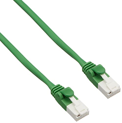 グリーン/10m/LD-CTT/GN10/RS・Size:10mColor:グリーン・パッケージ個数:1・Cat5e準拠LANケーブルのスタンダードタイプです。・ツメ折れ防止プロテクターと屈曲に対する耐久性が高い素材のコネクターを採用したダブル構造で、ツメが折れにくいLANケーブルです。 ※1000回の屈曲検査に合格(当社検証)・ツメ折れによるケーブルの脱落を防止し、長期にわたってしっかりとLANポートに固定することができます。・100BASE-TXや1000BASE-Tの環境で安定したデータ転送が可能です。・十字介在をなくしたヨリ線仕様なので、やわらかく取り回しが簡単で、狭い場所での敷設も容易です。【 仕様 】 ■カラー:グリーン ■インターフェイス:RJ-45コネクター ■環境配慮事項:EU RoHS指令準拠(10物質) ■規格:Cat5e準拠(10BASE-T/100BASE-TX/1000BASE-T対応) ■伝送速度:1Gbps ■伝送帯域:100MHz ■ケーブル長:約10m ※コネクター含まず ■ケーブル太さ:約5.35mm ■芯数:8芯 ■結線方式:ストレート結線 ■ヨリ対芯線(ツイストペアケーブル):○ ■シールド:無し(UTP仕様) ■十字介材:× ■外部シース(被膜)材質:PVC ■レングスマーク付:× ■導体構成:ヨリ線(24AWG) ■コネクタ有無:両端コネクター付 ■モールド加工コネクタ:○ ■スリムコネクタ:○ ■爪折れ防止カバー付コネクタ:○ ■ケーブル巻取り機能:× ■パッケージ形態:ポリ袋(環境配慮タイプ) ■爪の折れないコネクタ:○ ■PoE:× 【 説明 】 ■Cat5e準拠LANケーブルのスタンダードタイプです。 ■ツメ折れ防止プロテクターと屈曲に対する耐久性が高い素材のコネクターを採用したダブル構造で、ツメが折れにくいLANケーブルです。 ※1000回の屈曲検査に合格(当社検証) ■ツメ折れによるケーブルの脱落を防止し、長期にわたってしっかりとLANポートに固定することができます。 ■100BASE-TXや1000BASE-Tの環境で安定したデータ転送が可能です。 ■十字介在をなくしたヨリ線仕様なので、やわらかく取り回しが簡単で、狭い場所での敷設も容易です。 ■隣接するポートに干渉せず接続できるスリムコネクターを採用しています。 ■60度傾斜試験(JIS C 3005)に合格する難燃性を有しています。 ■EUの「RoHS指令(電気・電子機器に対する特定有害物質の使用制限)」に準拠(10物質)した、環境にやさしい製品です。 ■自社環境認定基準を1つ以上満たし、『THINK ECOLOGY』マークを表示した製品です。 ■環境保全に取り組み、製品の包装容器が紙・ダンボール・ポリ袋のみで構成されている製品です。 【商品に関するお問い合わせ】 エレコム総合インフォメーションセンター TEL. 0570-084-465 FAX. 0570-050-012 受付時間 / 10:00~19:00 年中無休