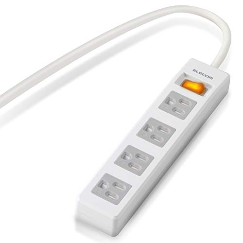 エレコム 電源タップ 3Pピン 4個口 差込口2P 一括スイッチ マグネット ホコリシャッター 3m RoHS対応 T-T09-3430 送料無料