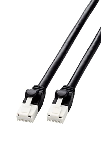 ブラック/3m/LD-GPAT/BK3/RS・Color:ブラックSize:3m・パッケージ個数:1・Cat6A対応LANケーブルのスタンダードタイプです。・ツメ折れ防止プロテクターと屈曲に対する耐久性が高い素材のコネクターを採用したダブル構造で、ツメが折れにくいLANケーブルです。 ※1000回の屈曲検査に合格(当社検証)・ツメ折れによるケーブルの脱落を防止し、長期にわたってしっかりとLANポートに固定することができます。・環境に配慮し、ゴミを減らせて開梱作業もスムーズな簡易パッケージタイプです。・高速光通信に適した、10ギガビット・イーサネットの「10GBASE-T」に対応した、Cat6A対応LANケーブルです。【 仕様 】 ■カラー:ブラック ■インターフェース:RJ-45コネクター ■環境配慮事項:EU RoHS指令準拠(10物質) ■規格:Cat6A対応(10BASE-T/100BASE-TX/1000BASE-T/1000BASE-TX/10GBASE-T対応) ■伝送速度:10Gbps ■伝送帯域:500MHz ■ケーブル長:約3.0m ※コネクター含まず ■ケーブル太さ:約6.5mm ■芯数:8芯 ■結線方式:ストレート結線 ■ヨリ対芯線(ツイストペアケーブル):○ ■シールド:無し(UTP仕様) ■十字介材:○ ■外部シース(被膜)材質:PVC ■レングスマーク付:× ■導体構成:ヨリ線(24AWG) ■コネクター有無:両端コネクター付き ■モールド加工コネクター:○ ■スリムコネクター:○ ■爪折れ防止カバー付きコネクター:○ ■ケーブル巻き取り機能:× ■パッケージ形態:ポリ袋(環境配慮タイプ) ■爪の折れないコネクター:○ ■PoE:PoE++対応 【 説明 】 ■Cat6A対応LANケーブルのスタンダードタイプです。 ■ツメ折れ防止プロテクターと屈曲に対する耐久性が高い素材のコネクターを採用したダブル構造で、ツメが折れにくいLANケーブルです。 ※1000回の屈曲検査に合格(当社検証) ■ツメ折れによるケーブルの脱落を防止し、長期にわたってしっかりとLANポートに固定することができます。 ■環境に配慮し、ゴミを減らせて開梱作業もスムーズな簡易パッケージタイプです。 ■高速光通信に適した、10ギガビット・イーサネットの「10GBASE-T」に対応した、Cat6A対応LANケーブルです。 ■Cat6の2倍である500MHzまでの高周波帯域まで対応しており、ノイズ干渉にも強く、高速で安定したネットワーク環境を実現します。 ■1000BASE-TX/1000BASE-T/100BASE-Tの環境で安定したデータ転送速度を確保します。 ■ケーブル内に十字介材を入れることで信号の干渉を防止し、安定したデータ転送を実現します。 ■ノイズの影響を受けにくいヨリ線仕様です。 ■60度傾斜試験(JIS C 3005)に合格する難燃性を有しています。 ■EUの「RoHS指令(電気・電子機器に対する特定有害物質の使用制限)」に準拠(10物質)した、環境にやさしい製品です。 ■自社環境認定基準を1つ以上満たし、『THINK ECOLOGY』マークを表示した製品です。 ■環境保全に取り組み、製品の包装容器が紙・ダンボール・ポリ袋のみで構成されている製品です。 【商品に関するお問い合わせ】 ホームページよりご確認ください