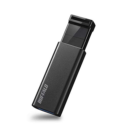 バッファロー USBメモリ 32GB ノックスライド式 USB3.2Gen1 RUF3-KS32GA-BK/N 送料無料