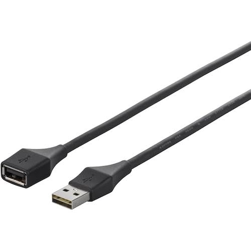 BUFFALO どっちもUSB2．0 A to A 延長ケーブル 0．5m ブラック BU2AAD05BK 送料無料