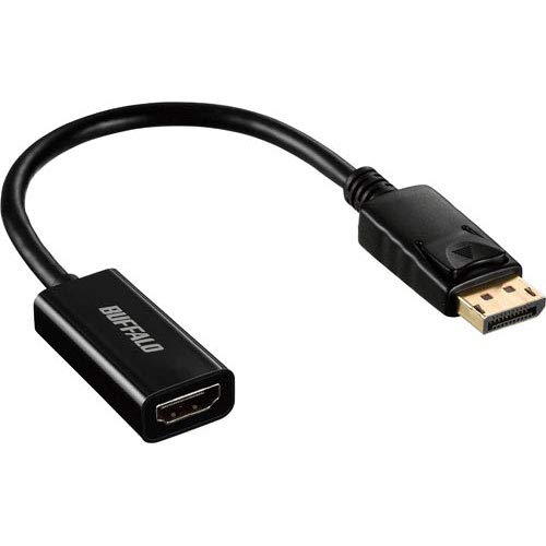 バッファロー DP-HDMI変換アダプタ ブラック 送料無料