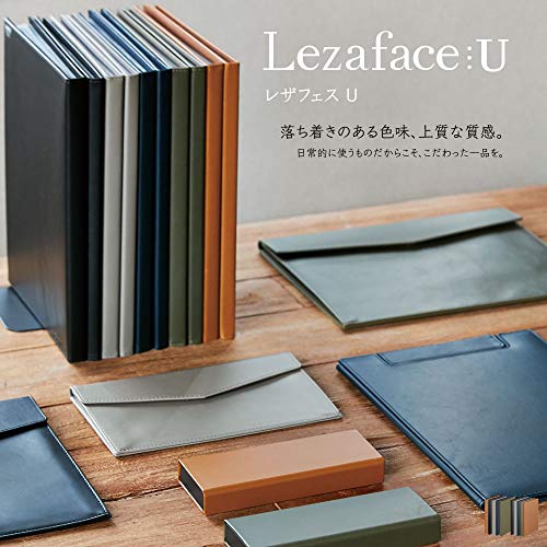 キングジム クリアファイル レザフェス 合皮 20ポケット A4タテ キャメル 1931LU-C...