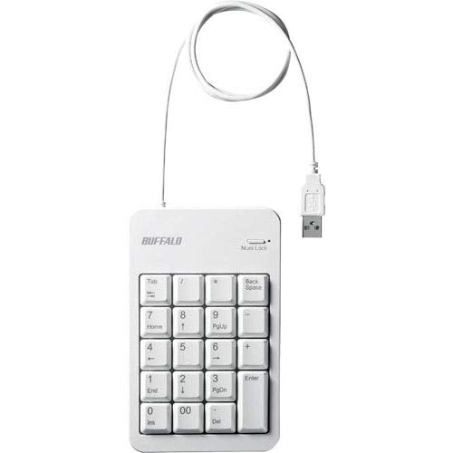 -/並/BSTKH100WHZ・パッケージ個数:1・USB2．0ハブ（2ポート）搭載のテンキーボード。E×celに最適な「Tabキー」と「00キー」を搭載。本体を滑りにくくする幅広ラバーフットを搭載。パソコンに挿すだけですぐ使える。・寸法／90×24×145mm・カラー／ホワイト・質量／約120g・付属品／取扱説明書-
