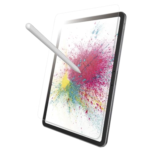 クリア/-/BSIPD2411AFPLBC・パッケージ個数:1・「iPad Air(M2)11インチ」対応、ペーパーライク＆ブルーライトカット保護フィルム・【紙のような描き心地】特殊加工によりすべりを抑え、紙にすらすら描いているような心地よさを実現しました。・【ブルーライトをカット】ディスプレイから発生するブルーライトを約35%カットします。・【画面が見やすい】照明や光の映り込みを抑える反射防止仕様で、画面の見えにくさを低減します。・【貼りやすい】3分割剥離シートの採用により、吸着面を浮かせた状態で貼り付け位置の調整が可能です。■対応機種：iPad Air (M2) 11インチ ■材質：フィルム…PET、接着面…シリコン膜 ■光線透過率：約89％※少し画面が暗くなります。 ■付属品：ホコリ取りシール、クリーニングクロス、取扱説明書（きれいに貼れる貼り付け方法）