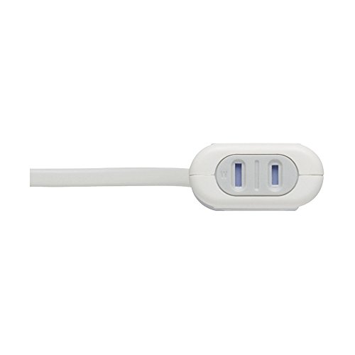 EasyLifeShopのバッファロー BUFFALO 2ピン式電源タップ 3個口タイプ シャッター付 5m ホワイト BSTAPSH2350WH 送料無料｜アングル3