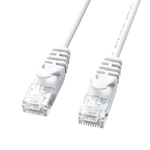 サンワサプライ カテゴリ6極細LANケーブル 10m ホワイト LA-SL6-10W 送料無料