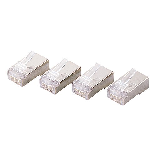 単線用-/-/ADT-STP-T10・Style:単線用・パッケージ個数:1・【構造】:単線用、STP(RJ-45シールド付)・【対応伝送帯域】:エンハンスドカテゴリ5(1000BASE-T・100BASE-TX・10BASE-T)適合・【入数】:10個入り・【適合ケーブル】:KB-STP-CB100N・【適合かしめ工具】:HT-500R・LAN-TL8自作用STP(RJ-45シールド付)コネクタ。単線用・10個入り。