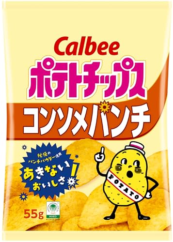 カルビー ポテトチップスコンソメパンチ 55g×16袋 送料無料