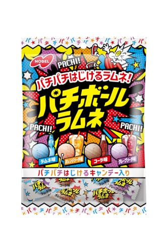 ブルー、レッド、パープル、オレンジ/Pack of 1/-・4種のはじける新体感のラムネ商品紹介 4種アソート（ラムネ味、コーラ味、グレープソーダ味、オレンジソーダ味)のパチパチキャンデーチップがはじける体感を楽しめるラムネ菓子。 原材料・成分 砂糖（国内製造）、キャンデーチップ（砂糖、イソマルトオリゴ糖、マルトースシロップ）、マルトデキストリン/ショ糖エステル、酸味料、香料、着色料（カラメル、黄4、青1、赤106、赤40、赤102）、二酸化炭素、乳化剤