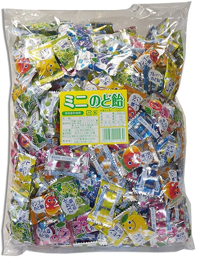 -/Pack of 1/-・ブランド：川口製菓・原材料：砂糖　水飴　ハーブエキス　酸味料　香料　ムラサキコーン色素　ウコン色素　紅麹色素　クチナシ色素　パプリカ色素・内容量：1・原産国：日本