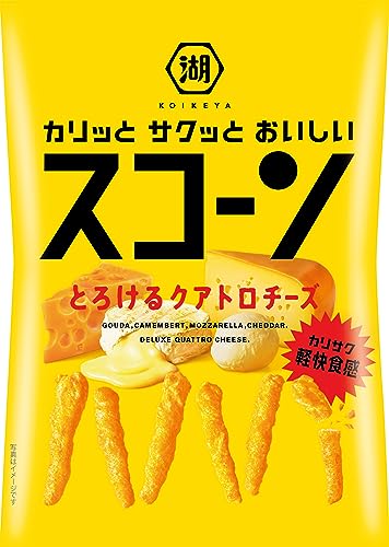 湖池屋 スコーン とろけるクアトロチーズ 78g×12袋 送料無料