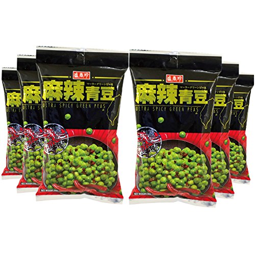 フジフードサービス 盛香珍 麻辣(マーラー)・グリーンピーススナック 90g×6個 送料無料