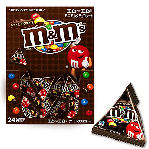 m&m'sミニミルク 13.5g×24個 送料無料
