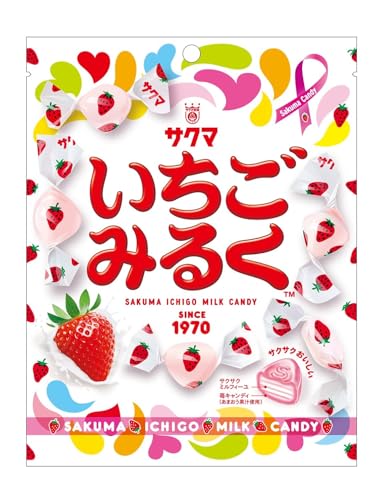 サクマ製菓 いちごみるく 83g×10袋 送料無料