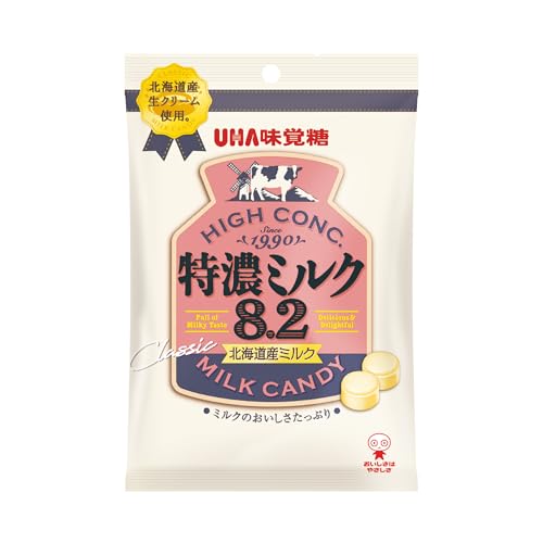 味覚糖 特濃ミルク8.2北海道産ミルク 88g×6袋 送料無料
