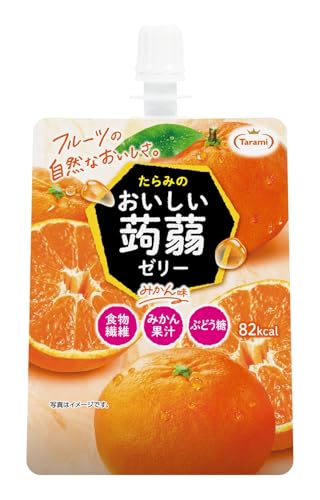 たらみ おいしい蒟蒻ゼリー みかん味 150g（1箱 6個入） 送料無料
